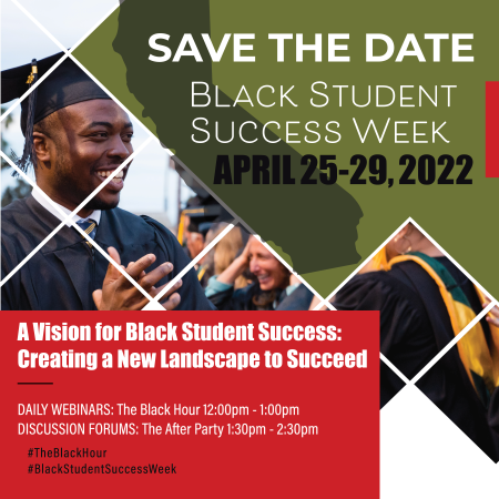 Save the date for Black Student Success Week held April 25-29, 2022