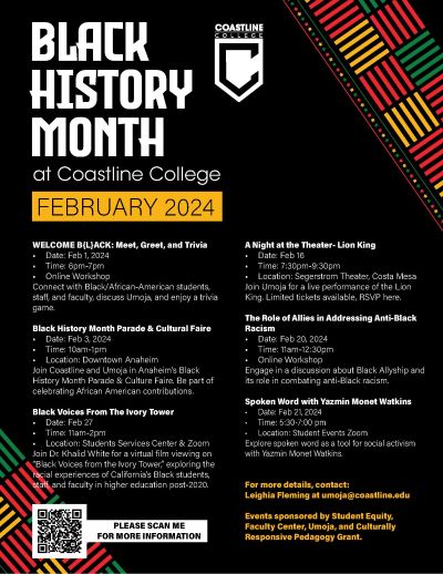 List of Black History Month events