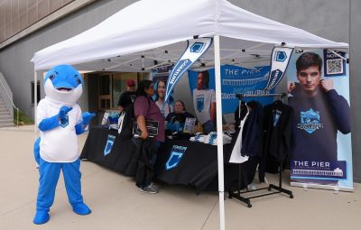 Coastline's Welcome Week, including new mascot Fin