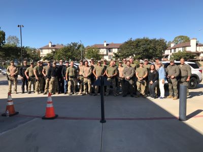 Coastline Public Safety Department hosted a training exercise with the Garden Grove Police Department