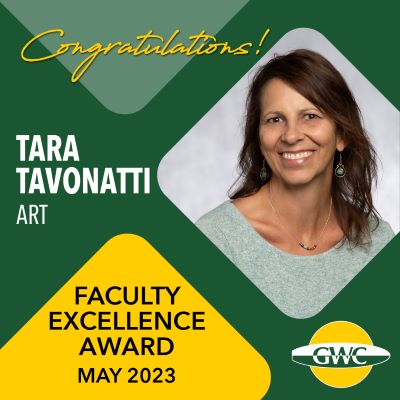 GWC Faculty Excellence Award Tara Tavonatti