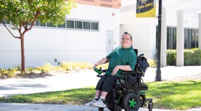 GWC student Matt Blake in celebration of Disability Pride Month