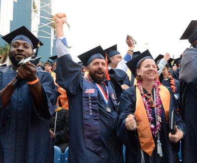 OCC Commencement students