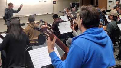 Orange Coast College guitar ensemble